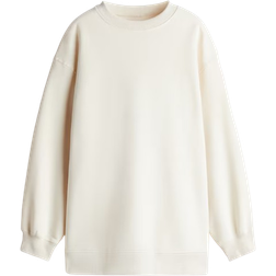 H&M Oversized Sweatshirt - Light Beige
