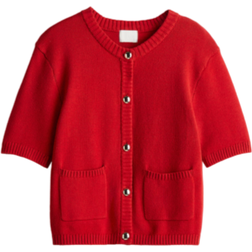 H&M Short-Sleeved Cardigan - Red