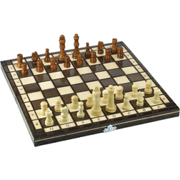 Abino klassisk skak i træ 31 cm