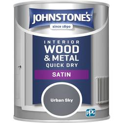 Johnstones One Coat Quick Dry Woodstain Urban Sky 0.75L