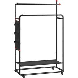 Songmics Double-Rod UHSR171B01 Clothes Rack 40.6x74.6"