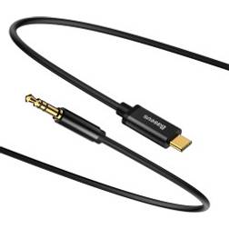 Baseus Stereoljudkabel AUX Adapter 3,5 mm Minijack USB-C 120 cm 1.2m