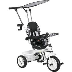 Homcom 6 In 1 Kids Tricycle with Removable Handle