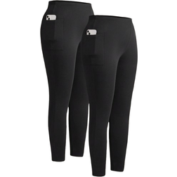 Shein Plus Size Casual Pocket Leggings - Fall