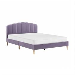 Flair Scallop Double Purple Bed Frame 145x208.5cm