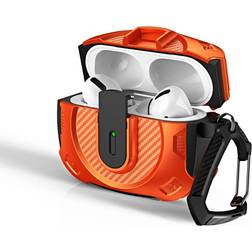 FoneFunShop Case Compatible With Apple Airpods Pro 2 Orange