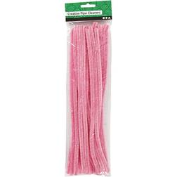 Creativ Company Chenille Piprensare 25 st Rosa 9 mm