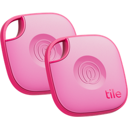 Tile Mate 2Pk Pink Punch Key Wallet Finder & Tracker