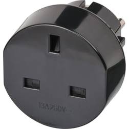 Brennenstuhl Travel Plug GB/EU Earthed Black
