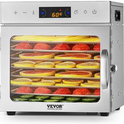 VEVOR 8 Trays Food Dehydrator Machine 400W Jerky Fruit Drying 13.2L