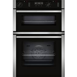 Neff U2ACH7AN7B Double B/I Oven Electric Stainless Steel, Black