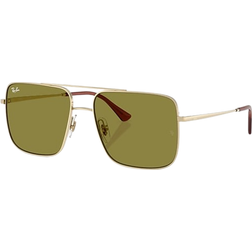 Ray-Ban Ari Bio-Based Sunglasses - Pale Gold/Green