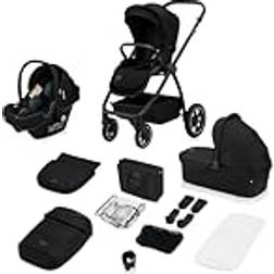 Lionelo Meril 3-in-1 Kombivogn Black Onyx