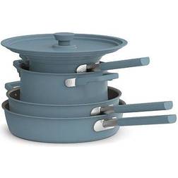 StoreMore Ceramic One Size 9 pcs Cookware Set with lid 9 Parts