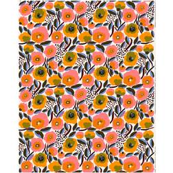 Marimekko Rosarium Vaxduk White-Red-Yellow-Blue Bordsduk Blå, Gul, Vit, Röd (144x88cm)