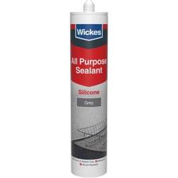 Wickes Grey All Purpose Silicone Sealant 300ml 1pcs