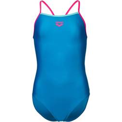Arena Maillot De Bain 1 Pièce Fille Light Drop Solid - Bleu