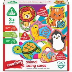 Early Learning Centre Animal Lacing Cards Craft Set