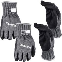 Makita Advanced Fitknit Large Cut Level 7 Nitrile Coated Dipped Gloves - X2 Pair