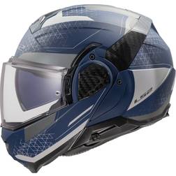 LS2 Advant II Astral Klapphelm - Blau Matt