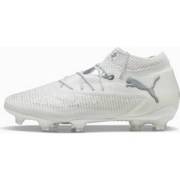 Puma Future 8 Ultimate FG Fußballschuhe - White/Matte Silver