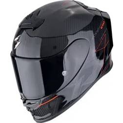 Scorpion EXO R1 Evo Carbon Air Cynergy Helmet - Black/Red