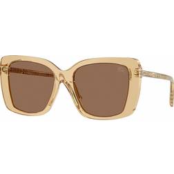 Burberry Woman Sunglasses - Acetate Beige/Brown