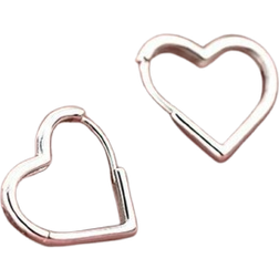 Shein Heart Design Hoop Earrings