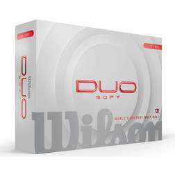 Wilson Duo Soft 2025 Golfbolde Rød