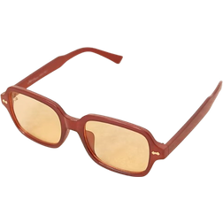 Jeepers Peepers - Orange Firkantede Solbriller - Brun