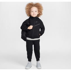 Nike Kids' Toddler Tech Fleece Full-Zip Hoodie Set - Black