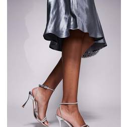 Simmi London Wide Fit Yara Barely There Sandaler - Silverfärgade