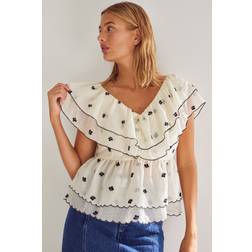 Noella Louisa Blouse - Offwhite