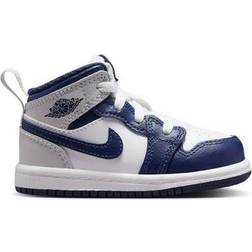 Jordan 1 Mid Baby Toddler Shoes - White
