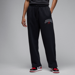 Jordan Nike Brooklyn Fleece Men's Oversized Open-Hem Trousers - Black