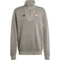 adidas Manchester United Terrace Icons Half-Zip Tröja X-Small