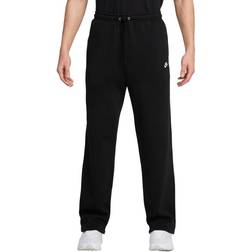 Nike Club Men's Fleece Bungee Pants Sweatpants - Black/White