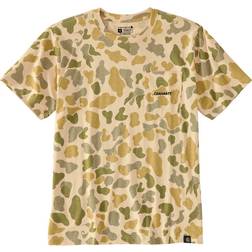 Carhartt Relaxed Fit Lightweight Short Sleeve Pocket Camo Logo Graphic T-shirt - Beach Signature Camo