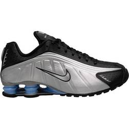 Nike Shox R4 Metallic Silver/Black Men's Shoe - Orange