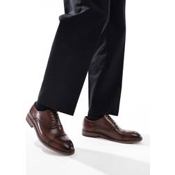 Schuh Brogueskor I Läder Med Snörning - Bruna