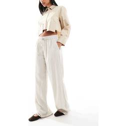 Cotton On Haven Wide Leg Pant - Beige