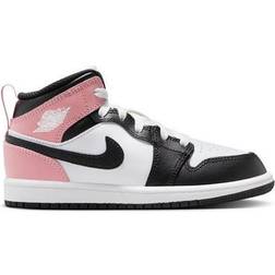 Nike Jordan 1 Mid PS - White/Rust Pink/Black