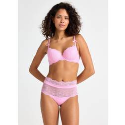 Lindex Brasilianske Trusser Med Blonder - Light Pink