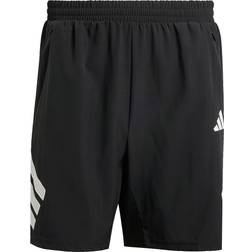 adidas Icon 3-Stripes Shorts - Black/White
