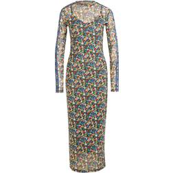 adidas Mesh Maxi Jurk - Navy/Rood/Zwart/Wit