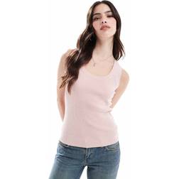 New Look Scoop Neck Vest - Pink