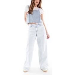 Levi's 94 Baggy Wide Leg Jeans - Bleach Wash - Blue