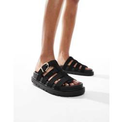 New Look Grova Gladiatorsandaler Med Öppen Häl - Svarta
