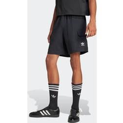 adidas Trefoil Essentials Woven Cargo Shorts - Black