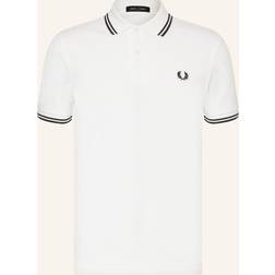 Fred Perry Men's Twin Tipped Polo Shirt - White